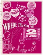 KWGN 1970 SYNDICATION BOOK WITH THE MUNSTERS, THE ADDAMS FAMILY & OTHERS.