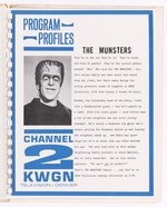 KWGN 1970 SYNDICATION BOOK WITH THE MUNSTERS, THE ADDAMS FAMILY & OTHERS.