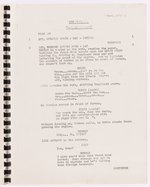 "THE MUNSTERS ORIGINAL WORKING TV SCRIPT" FOR "HOT ROD HERMAN" 1965 EPISODE.