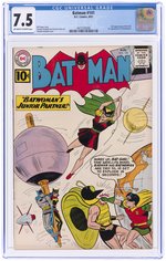 BATMAN #141 AUGUST 1961 CGC 7.5 VF- (FIRST CLOCKMASTER).