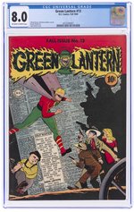 GREEN LANTERN VOL. 1 #13 FALL 1944 CGC 8.0 VF.