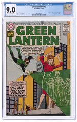 GREEN LANTERN VOL. 2 #7 JULY-AUGUST 1961 CGC 9.0 VF/NM (FIRST SINESTRO).