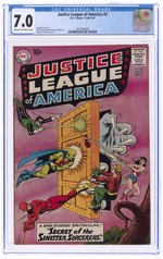 JUSTICE LEAGUE OF AMERICA #2 DECEMBER 1960 - JANUARY 1961 CGC 7.0 FINE/VF.