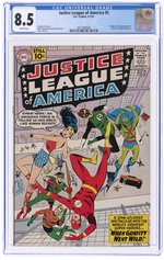 JUSTICE LEAGUE OF AMERICA #5 JUNE-JULY 1961 CGC 8.5 VF+ (FIRST DOCTOR DESTINY).