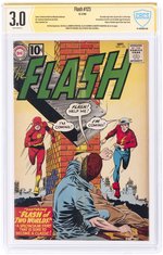 FLASH #123 SEPTEMBER 1961 CBCS VERIFIED SIGNATURE 3.0 GOOD/VG (FLASH OF TWO WORLDS).