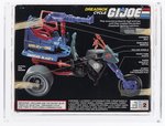 G.I. JOE (1986) - DREADNOK CYCLE SERIES 5 VEHICLE AFA 80+ NM.