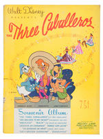 "THE THREE CABALLEROS" SEVEN PIECE SHEET MUSIC PLUS SONG FOLIO.