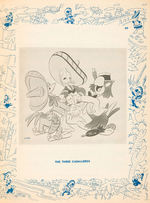 "THE THREE CABALLEROS" SEVEN PIECE SHEET MUSIC PLUS SONG FOLIO.