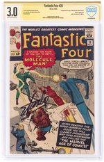 FANTASTIC FOUR #20 NOVEMBER 1963 CBCS VERIFIED SIGNATURE 3.0 GOOD/VG (FIRST MOLECULE MAN).