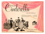 "CINDERELLA" FIVE PIECE SHEET MUSIC/FIVE PIECE SONG FOLIO LOT.