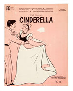 "CINDERELLA" FIVE PIECE SHEET MUSIC/FIVE PIECE SONG FOLIO LOT.