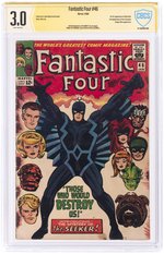 FANTASTIC FOUR #46 JANUARY 1966 CBCS VERIFIED SIGNATURE 3.0 GOOD/VG (FIRST BLACK BOLT).