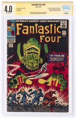 FANTASTIC FOUR #49 APRIL 1966 CBCS VERIFIED SIGNATURE 4.0 VG (FIRST FULL GALACTUS).