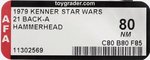 STAR WARS (1979) - HAMMERHEAD 21 BACK-A AFA 80 NM.