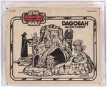 STAR WARS: THE EMPIRE STRIKES BACK (1981) - DAGOBAH ACTION PLAYSET AFA 70+ EX+ (RED LOGO ON SIDE).