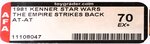 STAR WARS: THE EMPIRE STRIKES BACK (1981) - AT-AT ALL TERRAIN ARMORED TRANSPORT AFA 70 EX+.