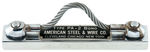 "AMERICAN STEEL/WIRE CO." PAPERWEIGHT.