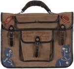 "BUCK ROGERS - WILMA DEERING" EXTREMELY RARE 1935 PREMIUM SCHOOL BAG.