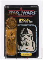 STAR WARS: THE POWER OF THE FORCE (1985) - AT-AT DRIVER 92 BACK AFA 60 Y-EX (AUSTRALIAN EXCLUSIVE W/WAROK COIN).