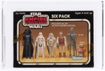 STAR WARS: THE EMPIRE STRIKES BACK (1981) - SIX PACK AFA 75 EX+/NM (YELLOW BACKGROUND).