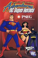 CON EDISON PRESENTS ADVENTURES WITH THE DC SUPER HEROES: POWER HOUSE! PROMO COMIC BOOK COVER ORIGINAL ART BY MIN S. KU.