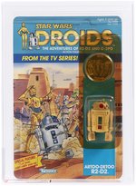 STAR WARS: DROIDS (1985) - ARTOO DETOO (R2-D2) AFA 75 Y-EX+/NM.