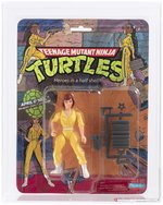 TEENAGE MUTANT NINJA TURTLES (1988) - APRIL O'NEIL SERIES 1/10 BACK AFA 75 EX+/NM (NO STRIPES).