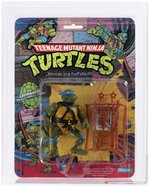 TEENAGE MUTANT NINJA TURTLES (1988) - LEONARDO SERIES 1/10 BACK AFA 75+ EX+/NM (SOFT HEAD/FAN CLUB FLYER).