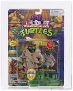 TEENAGE MUTANT NINJA TURTLES (1994) - UNDERCOVER MICHAELANGELO SERIES 7/97 BACK AFA 80+ NM (GREEN ACCESSORIES W/CARD).