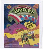 TEENAGE MUTANT NINJA TURTLES (1989) - TURTLE TROOPER SERIES 1 VEHICLE AFA 75+ EX+/NM.