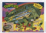 TEENAGE MUTANT NINJA TURTLES (1988) - TURTLE BLIMP SERIES 1 VEHICLE AFA 85 NM+ (VIDEO GAME NOTICE).