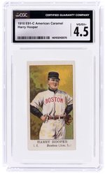 1910 E91-C AMERICAN CARAMEL HARRY HOOPER (HOF) ROOKIE-ERA CGC 4.5 VG-EX+.