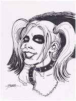 HARLEY QUINN COMMISSION ORIGINAL ART BY GEORGE PÉREZ.