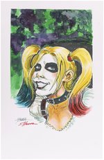 HARLEY QUINN COMMISSION ORIGINAL ART BY GEORGE PÉREZ.