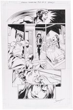 AMAZING SPIDER-MAN VOL. 5 #60 COMIC BOOK PAGE ORIGINAL ART BY MARK BAGLEY.