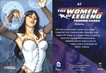 DC COMICS 2013 "THE WOMEN OF LEGEND" ZATANNA CARD #47 ORIGINAL ART BY CHAD HARDIN.