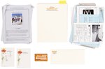 SALEM'S LOT (2024): LARRY CROCKETT'S OFFICE STATIONERY - HOMES FOR SALE LISTING WINDOW FLYERS - CROCKETT OFFICE BUSINESS CARD, ENVELOPE, LETTERHEAD - SCREEN-USED PROPS.