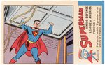 1941 SUPERMAN PREMIUM BREAD CARD #10 COMPLETE WITH STAMP.