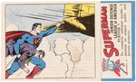 1941 SUPERMAN PREMIUM BREAD CARD #12 COMPLETE WITH STAMP.