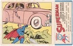 1941 SUPERMAN PREMIUM BREAD CARD #20 COMPLETE WITH STAMP.