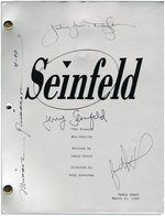 SEINFELD CAST-SIGNED "THE FINALE" TABLE READ SCRIPT.