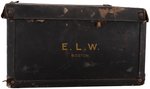 SALEM'S LOT (2024): ANTIQUE LEATHER SUITCASE FROM THE MARSTEN HOUSE - SCREEN-USED PROPS.