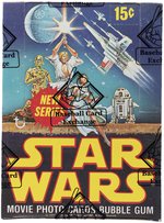 1977 TOPPS STAR WARS SERIES 2 FULL WAX BOX BBCE CERTIFIED.