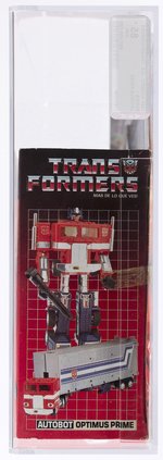 TRANSFORMERS (1985) SERIES 1 - OPTIMUS PRIME AFA 85 NM+ (HASBRO/IGA MEXICAN RELEASE).