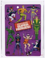 MEGO WORLD'S GREATEST SUPERHEROES (1976) - AQUAMAN CARDED FIGURE AFA 75 EX+/NM.