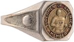 "SUPERMEN OF AMERICA - MEMBER" THE FIRST SUPERMAN RING & 1940 CONTEST PRIZE (OVERSTREET COLLECTION).