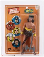 MEGO WORLD'S GREATEST SUPERHEROES (1977) - CONAN THE BARBARIAN CARDED FIGURE AFA 75 EX+/NM.