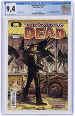 THE WALKING DEAD #1 OCTOBER 2003 CGC 9.4 NM (FIRST RICK GRIMES, SHANE WALSH, MORGAN & DUANE JONES).