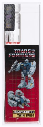 TRANSFORMERS (1985) SERIES 2 JUMPSTARTER - TWIN TWIST AFA 80+ Y-NM.