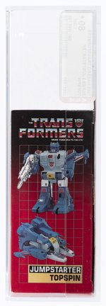 TRANSFORMERS (1985) SERIES 2 JUMPSTARTER - TOPSPIN AFA 80+ Y-NM.